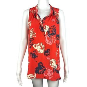 Vici Sleeveless Floral Blouse, NWOT, Large
